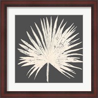 Framed Sophisticated Palm Leaf I