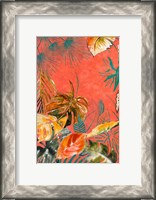 Framed Orange Palm Selva II