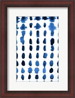 Framed Blue Spots Pattern