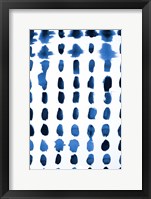 Framed Blue Spots Pattern