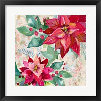 Holiday Poinsettia II Framed Print