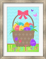 Framed Happy Easter Basket