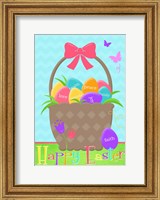 Framed Happy Easter Basket