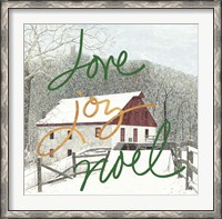 Framed Love Joy Noel