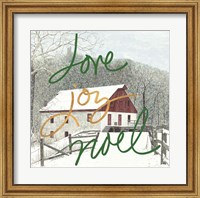 Framed Love Joy Noel