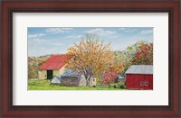 Framed Autumn's Colors Panel