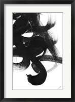 Noir Strokes I Framed Print