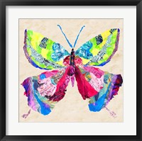 Framed Brilliant Butterfly I