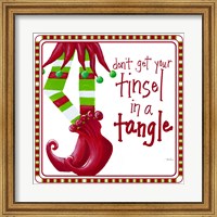 Framed Tinsel In A Tangle