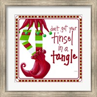 Framed Tinsel In A Tangle