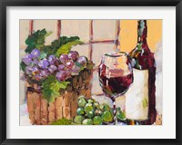 Framed Classic Wine Still Life