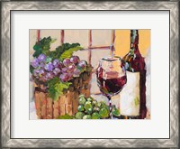 Framed Classic Wine Still Life