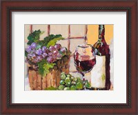 Framed Classic Wine Still Life
