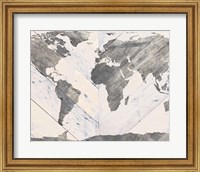 Framed Global on Wood
