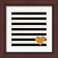 Framed Heart Stripes