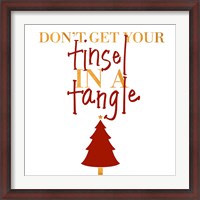 Framed Tinsel in a Tangle