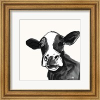 Framed Cow Contour I