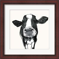 Framed Cow Contour III