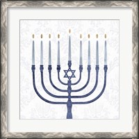 Framed Sophisticated Hanukkah II