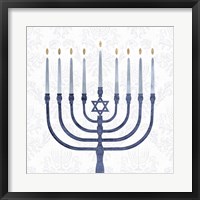 Framed Sophisticated Hanukkah II