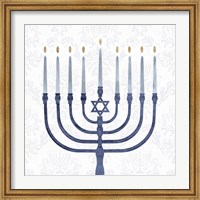 Framed Sophisticated Hanukkah II