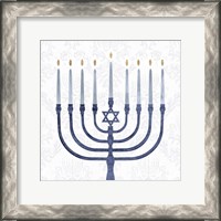 Framed Sophisticated Hanukkah II