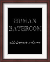 Framed Human Bathroom IV