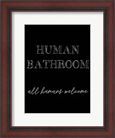 Framed Human Bathroom IV