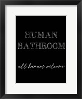 Framed Human Bathroom IV