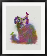 Framed Cat Rainbow Splash 9