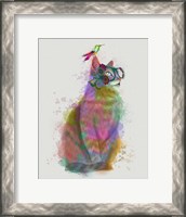 Framed Cat Rainbow Splash 11