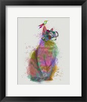 Framed Cat Rainbow Splash 11