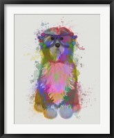 Framed Tibetan Terrier Rainbow Splash