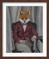 Framed Fox 1920s Gentleman