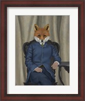 Framed Fox Edwardian Gent, Portrtait