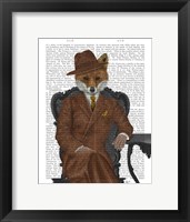 Framed Fox 1930s Gentleman