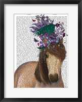 Framed Horse Mad Hatter