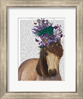 Framed Horse Mad Hatter