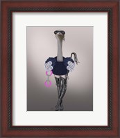 Framed Ostrich with Kinky Boots