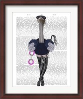 Framed Ostrich with Kinky Boots
