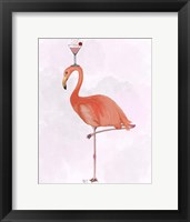 Framed Flamingo and Cocktail 3