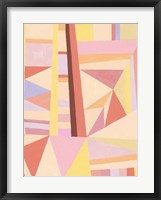 Blush Structure II Framed Print