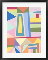 Confetti Structure I Framed Print