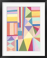 Confetti Structure II Framed Print