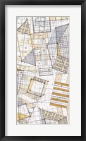 Funky Grid IV Framed Print