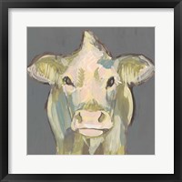 Blush Faced Cow II Framed Print