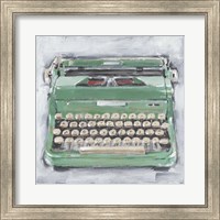 Framed 'Vintage Typewriter II' border=