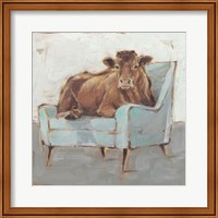 Framed 'Moo-ving In IV' border=