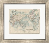 Framed Chart of the World