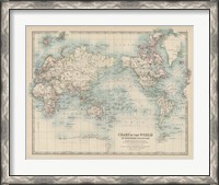 Framed Chart of the World